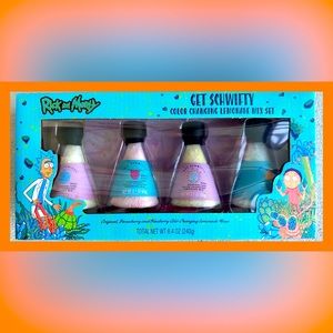 Rick and Morty Lemonade Mix 4 Color Changing Set Adult Swim NIP